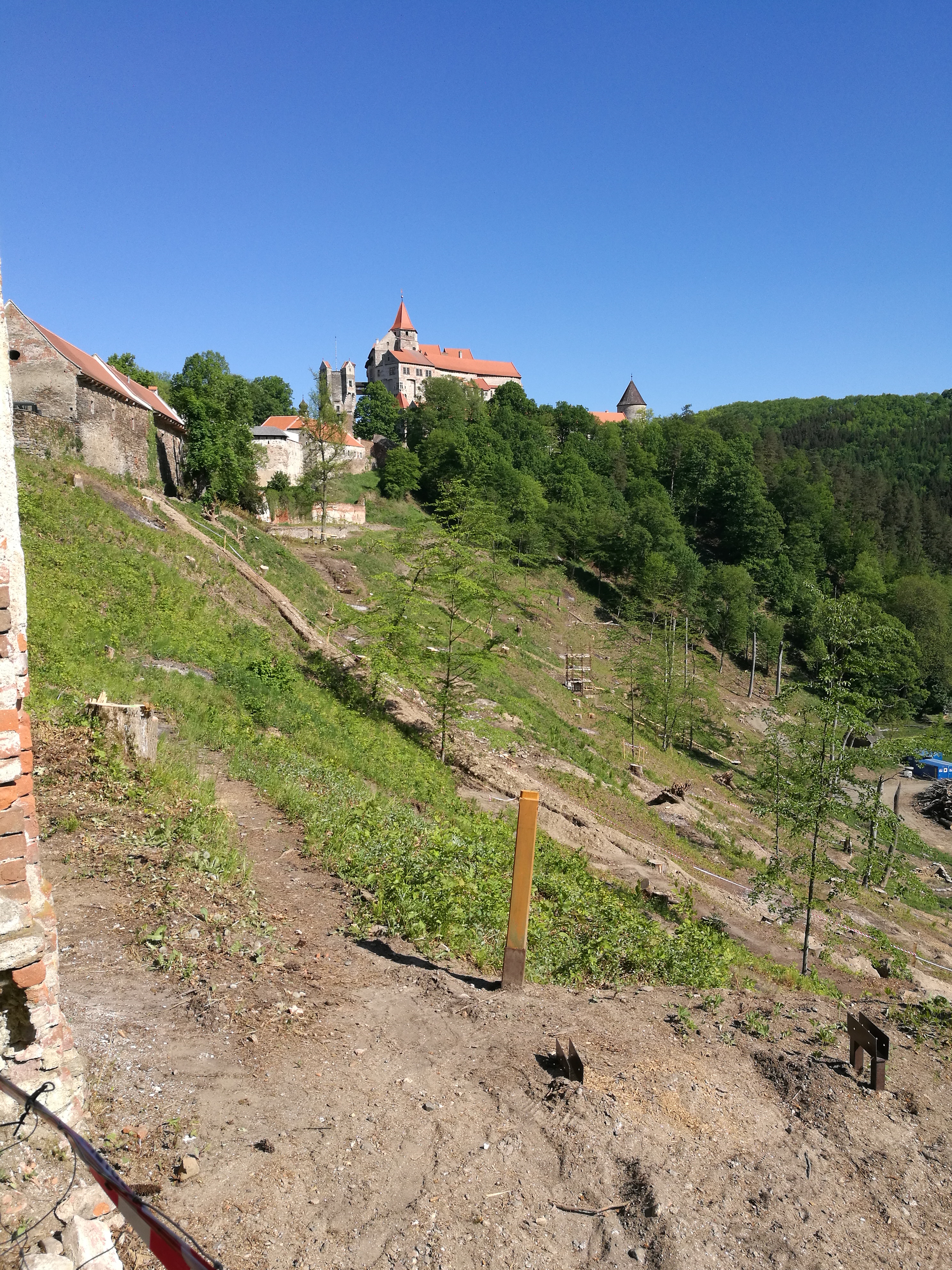 Pernštejn - vrchnostenská okrasná zahrada