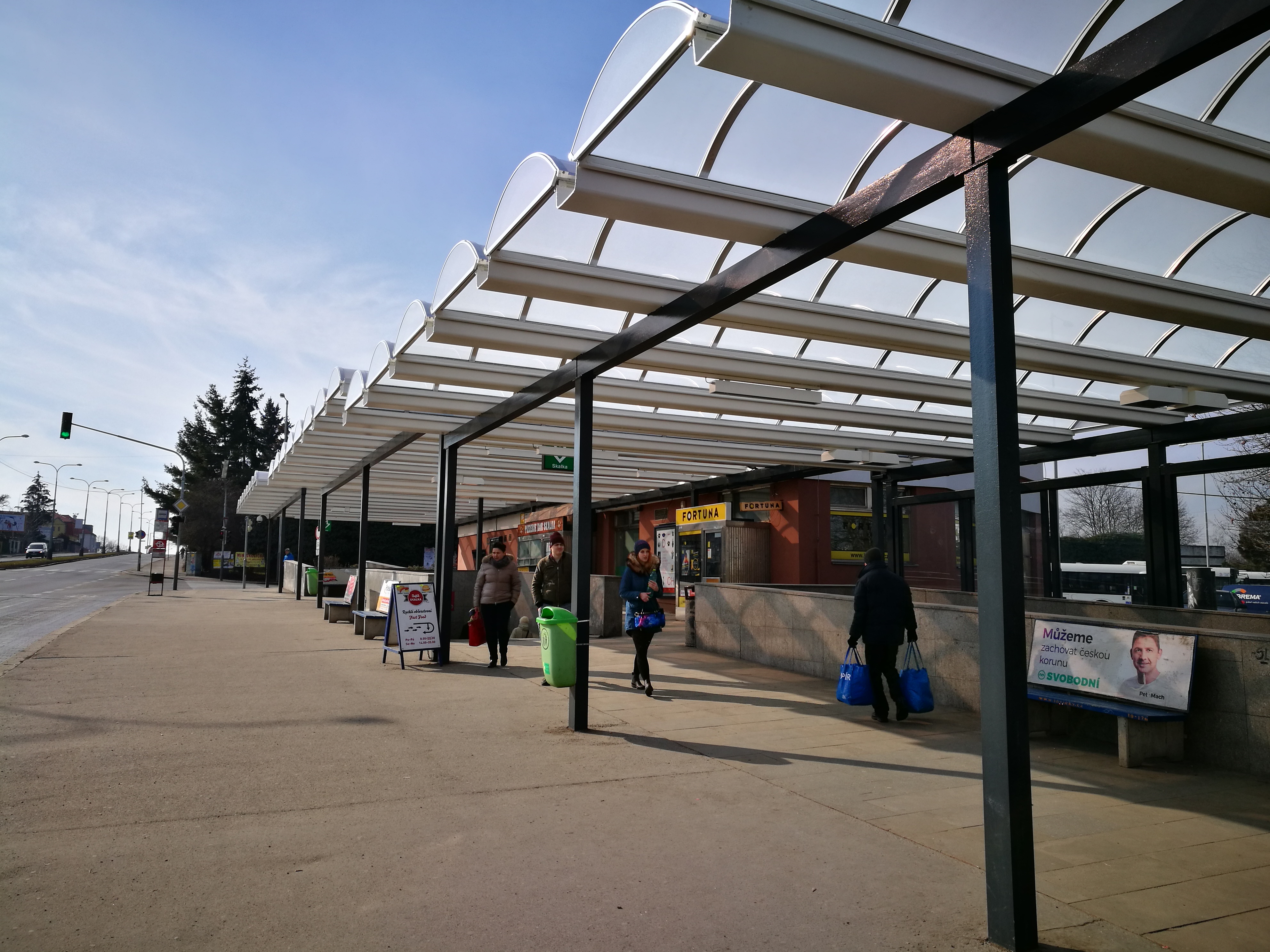 Modernizace osvětlení stanice metra Skalka