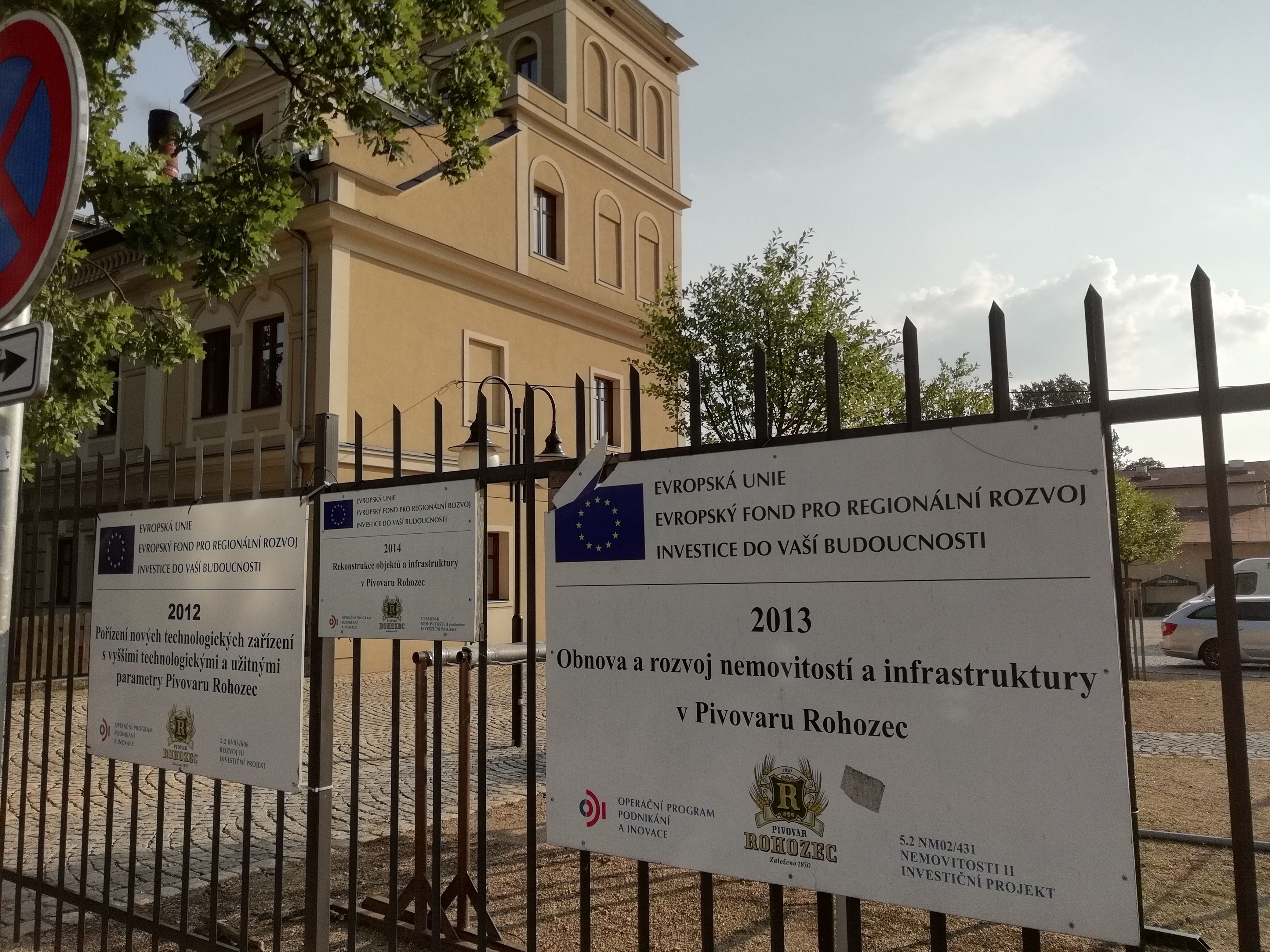 Obnova a rozvoj nemovitostí a infrastruktury v Pivovaru Rohozec