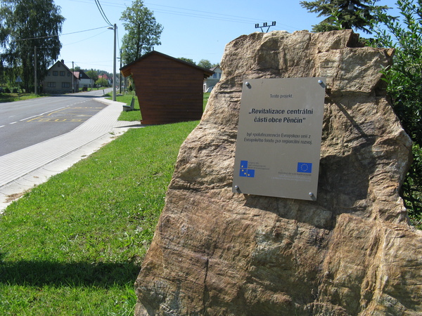 Revitalizace centrální části obce Pěnčín