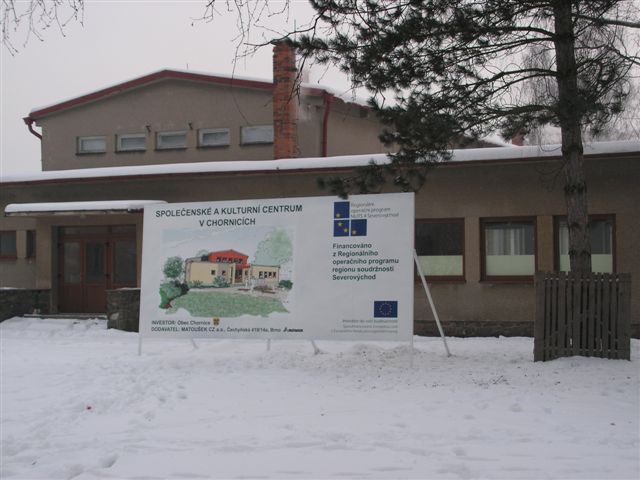 Společenské a kulturní centrum v Chornicích