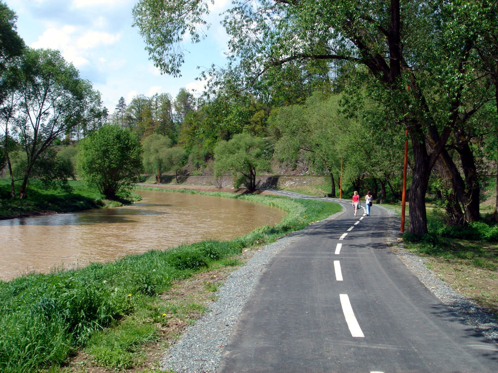 Na kole do práce Zručskou cyklostezkou