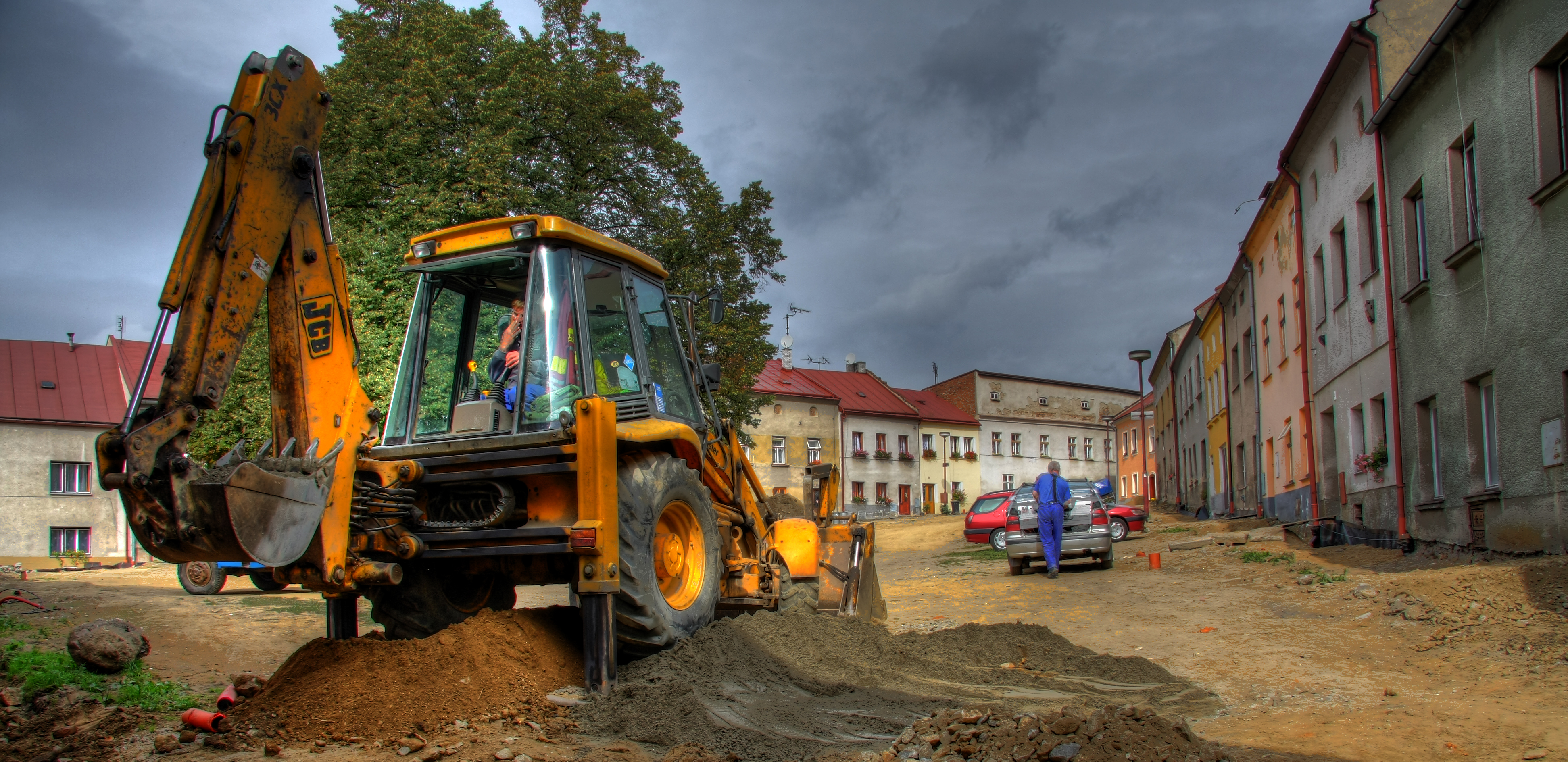 Výstavba a rekonsrukce technické infrastruktury na Karlově náměstí v Polné