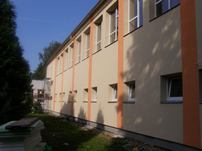 Zateplení budovy tělocvičny a spojovacího traktu ZŠ Purkyňova ve Frýdlantu