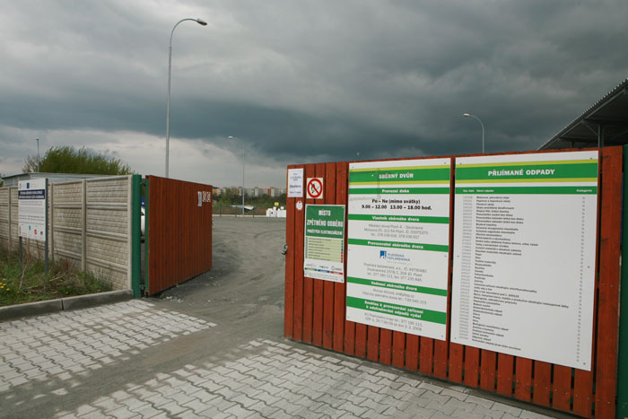 Výstavba sběrného dvora odpadů Městského obvodu Plzeň 4 Doubravka