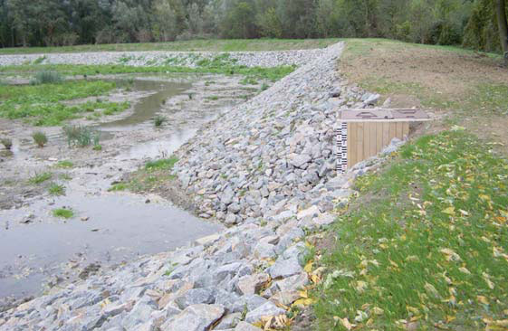 Lechovice oprava a odbahnění rybníku