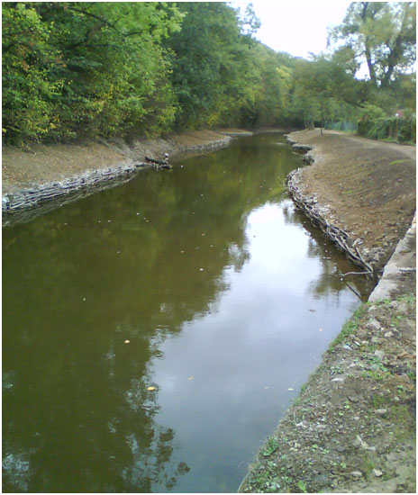 Revitalizace starého ramene řeky Chrudimky, Koželužská, Chrudim