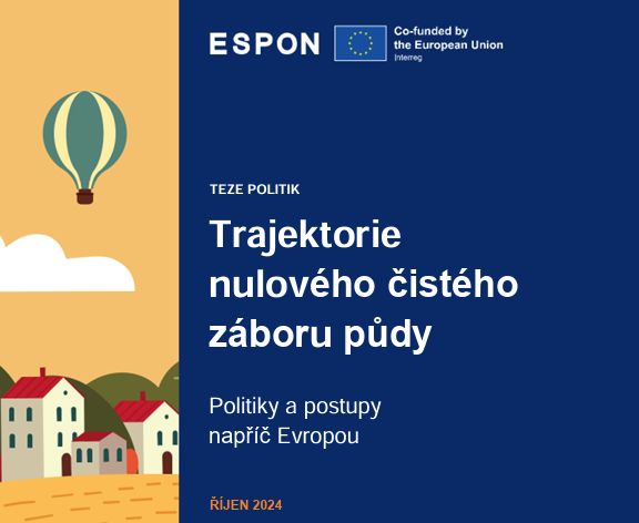 Publikace ESPON – Trajektorie nulového čistého záboru půdy