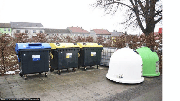 Kde fondy EU pomáhají: Systém třídění odpadu na Plumlovsku zkvalitnily nové kontejnery i čipy
