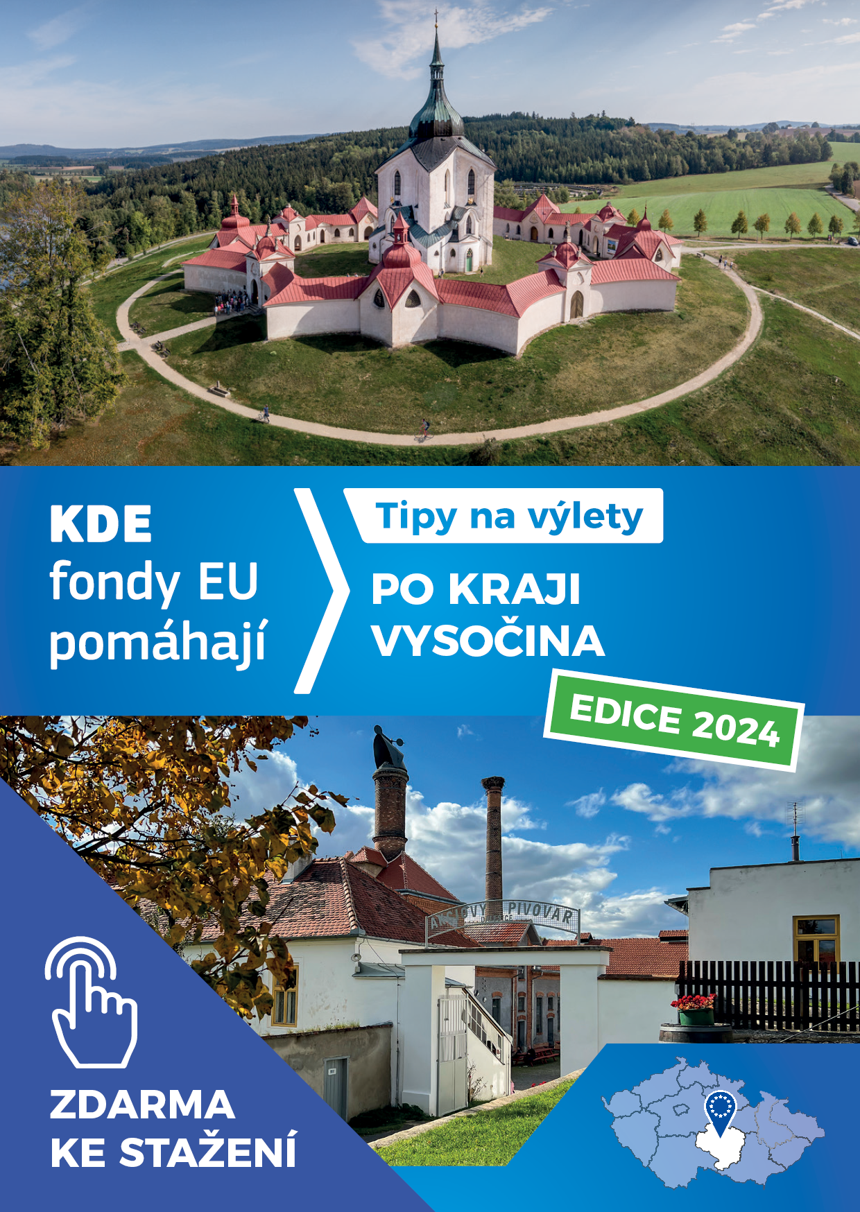 Regionální mapa - Kraj Vysočina (edice 2024)