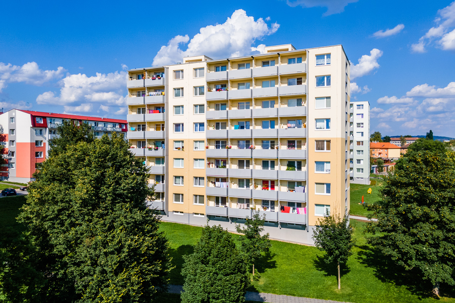 Zateplení panelových bytových domů na sídlišti II. v Bystřice nad Pernštejnem