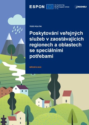 Publikace ESPON – Poskytování veřejných služeb v zaostávajících regionech a oblastech se speciálními