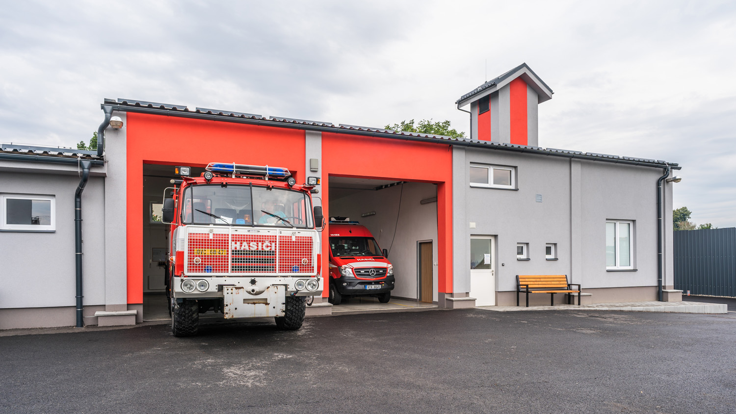 Rekonstrukce a přístavba hasičské zbrojnice, Ostrava - Hošťálkovice