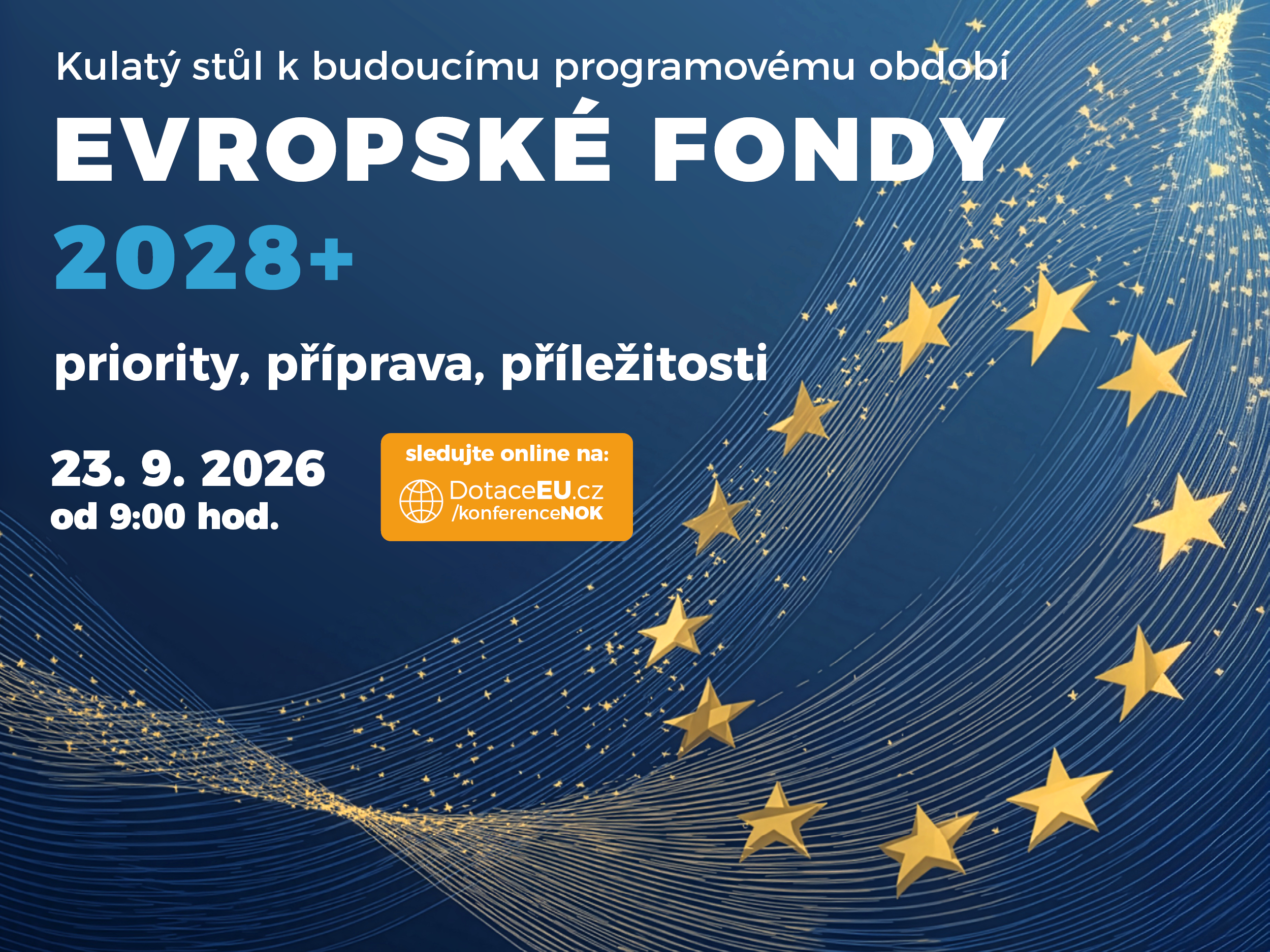 Sledujete konferenci online!