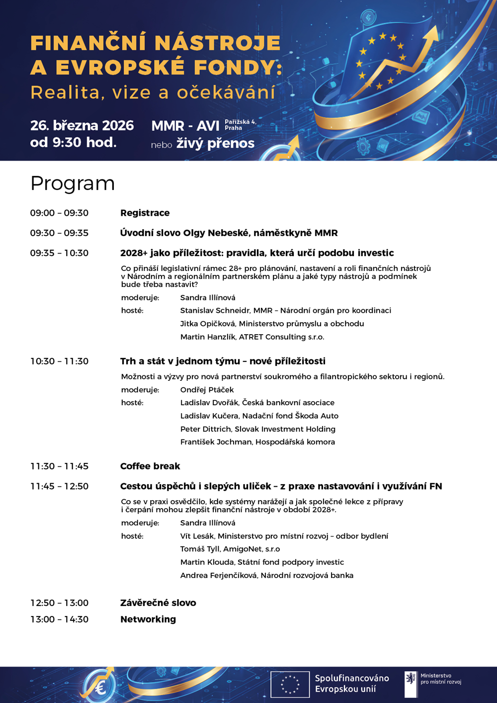 Program konference - březen 2026