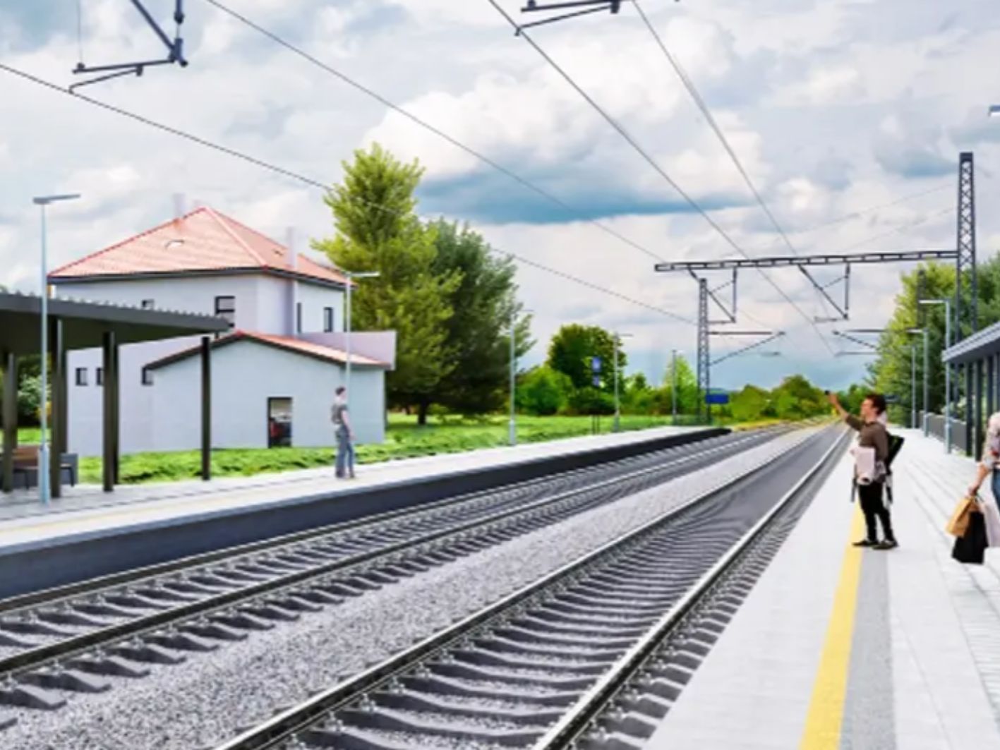 Rekonstrukce žst. Vlkov u Tišnova