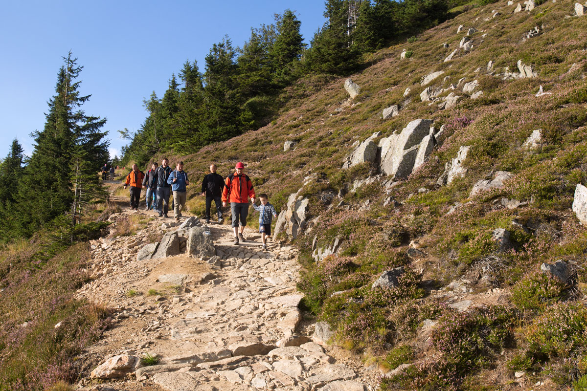 Rekonstrukce turistických chodníků ve východních Krkonoších