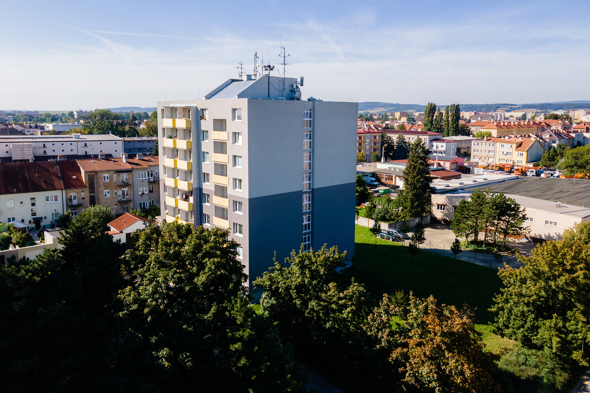 Zateplení bytového domu Kostelecká č. 17 v Prostějově