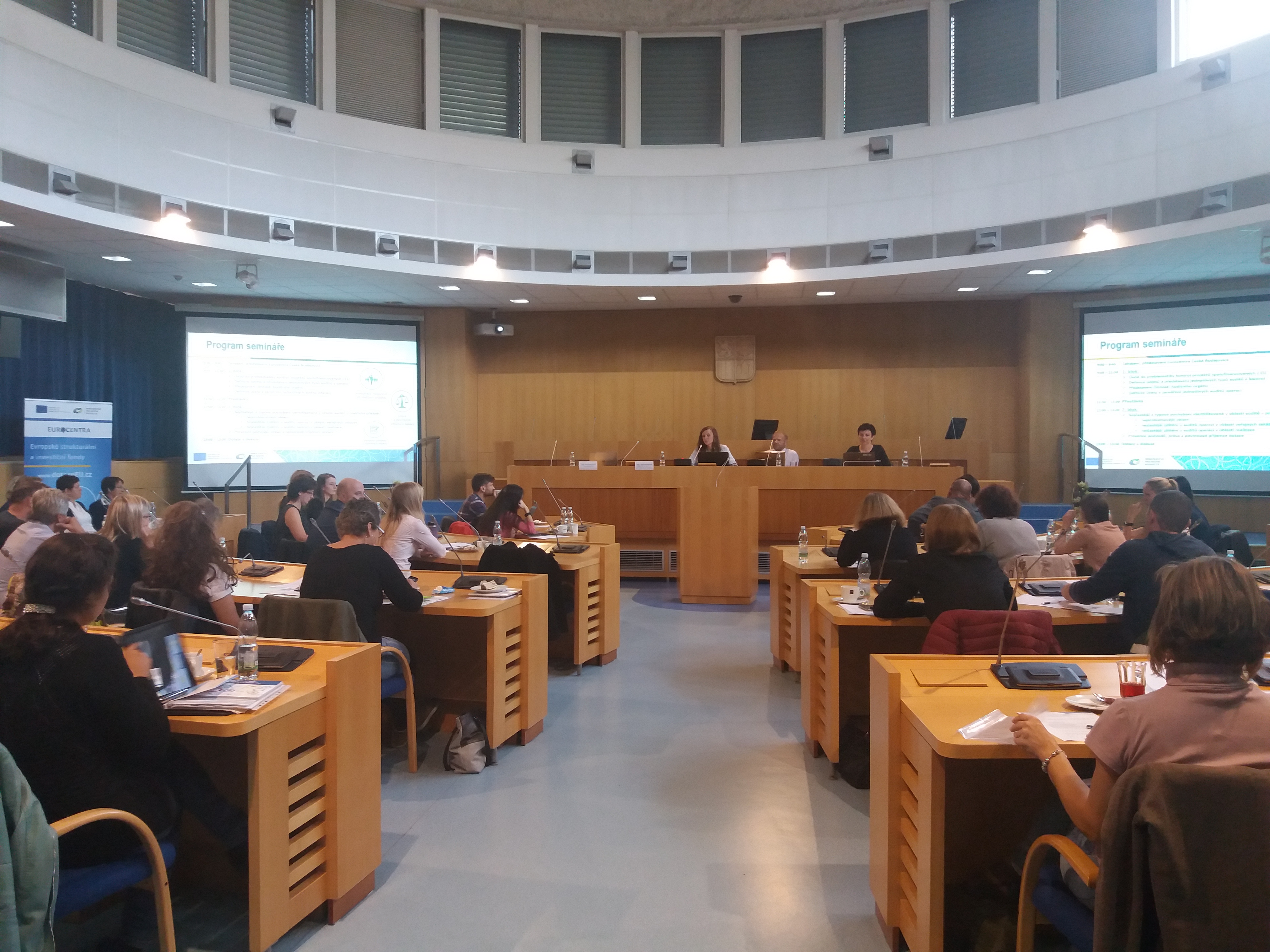 O seminář „Dotace EU a audity“ byl v Českých Budějovicích obrovský zájem